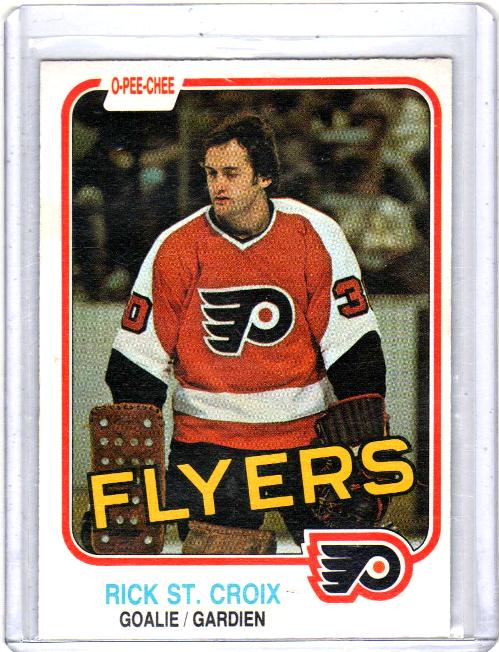 1981 O-Pee-Chee  Rick St. Croix  Card #252 - Philadelphia Flyers